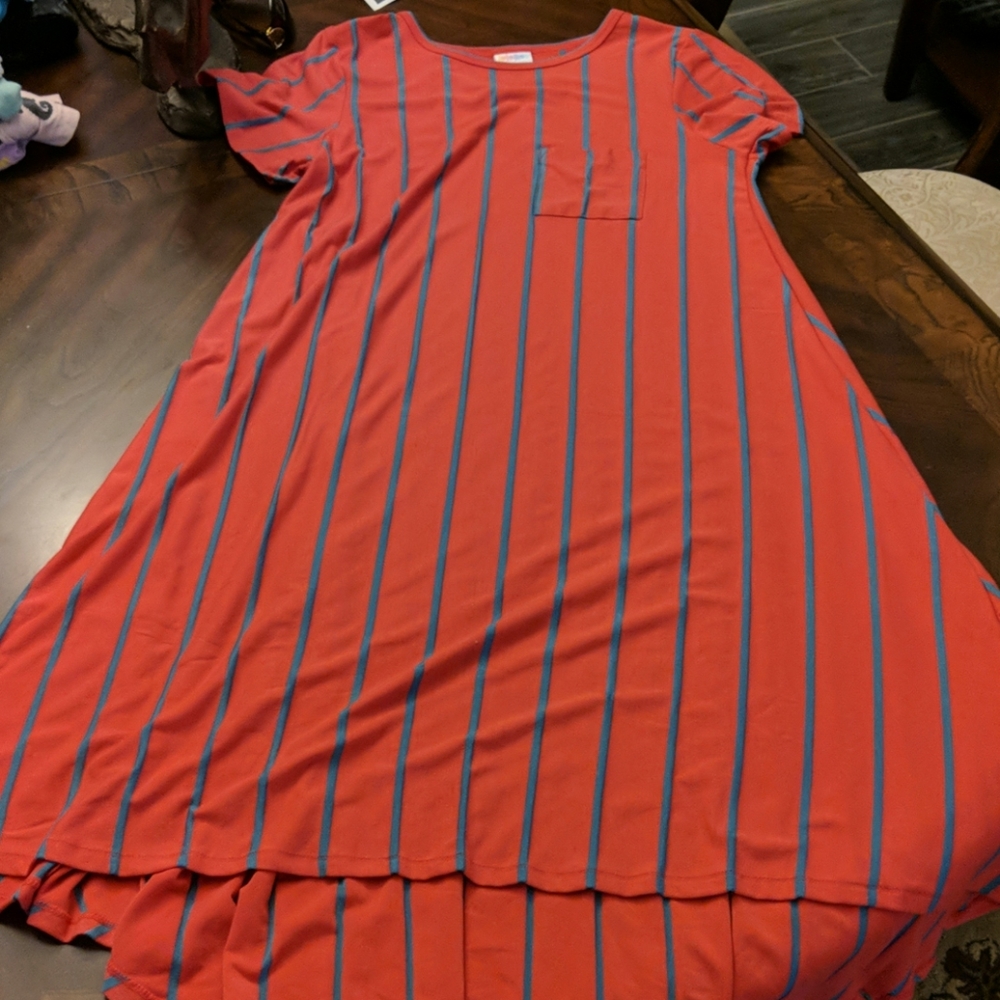 Lularoe jersey hi low dress